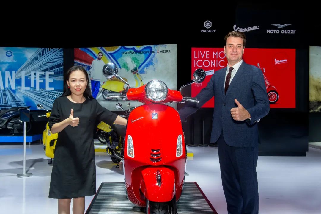 vespa重庆摩托车博览会新款发布,2021重庆摩博会vespa踏板