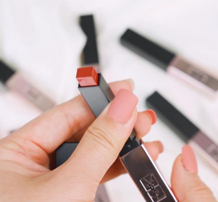 ysl秋冬雾面唇釉,ysl口红桃红限定新色