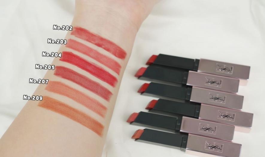 ysl秋冬雾面唇釉,ysl口红桃红限定新色