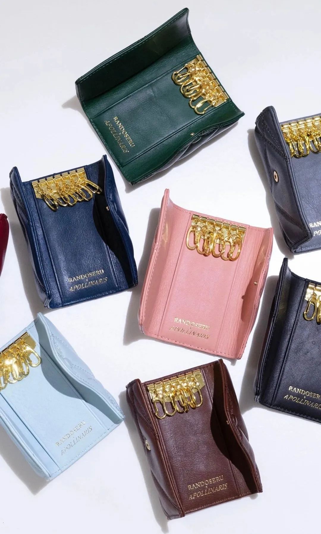 RANDOSERUXAPOLLINARIS联名|首款原创专利建筑几何切割多功能钥匙包卡包首发