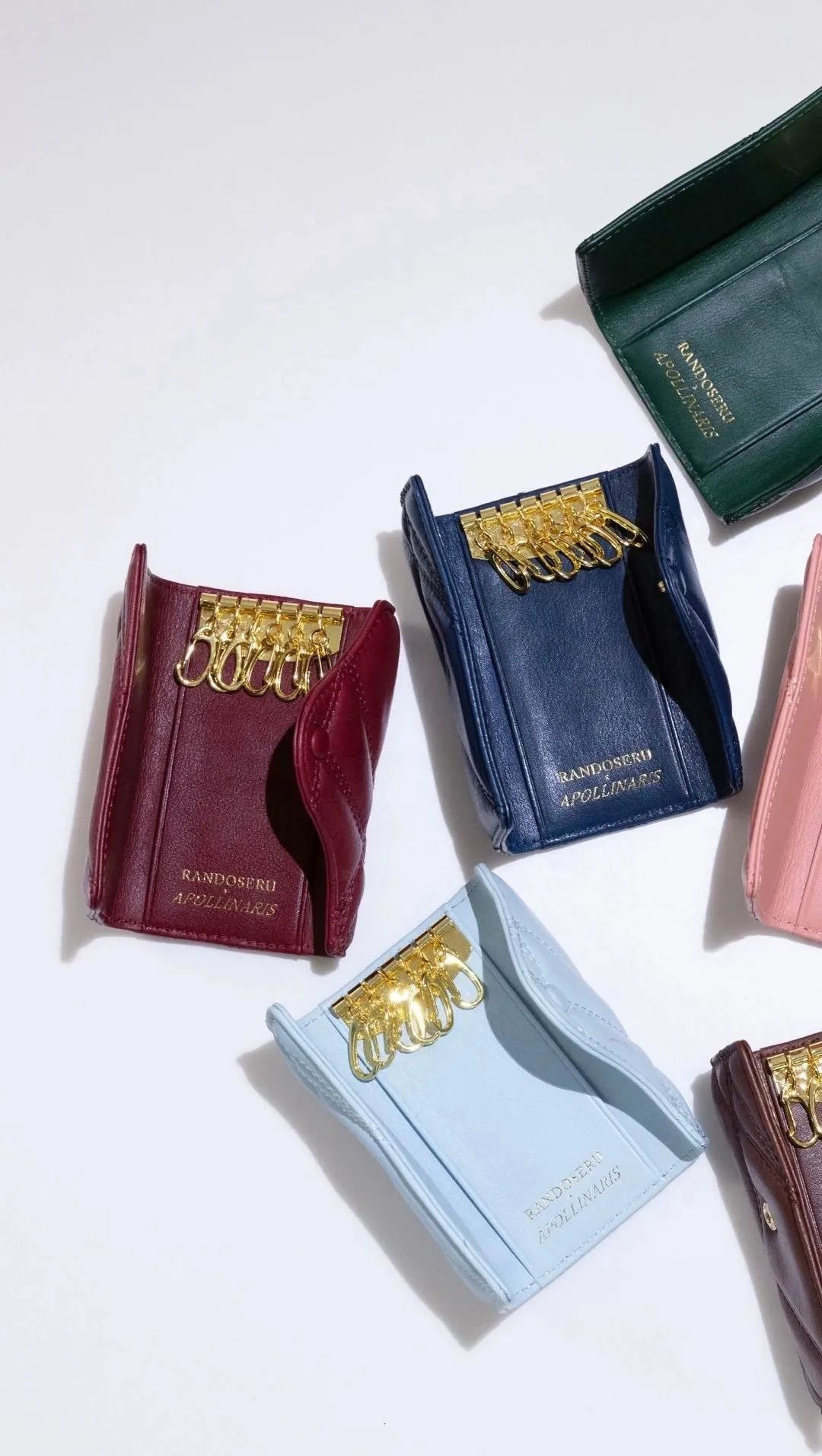 RANDOSERUXAPOLLINARIS联名|首款原创专利建筑几何切割多功能钥匙包卡包首发