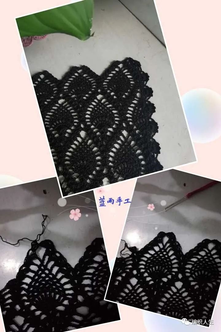 粗蕾丝线钩针编织夏季开衫,钩针蕾丝长款开衫图解