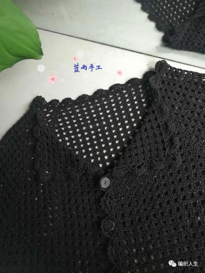 粗蕾丝线钩针编织夏季开衫,钩针蕾丝长款开衫图解