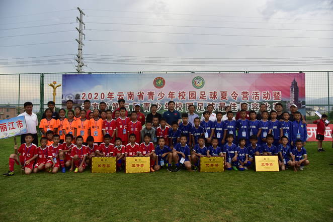 云南丽江少年足球队员,6支足球队代表丽江参赛