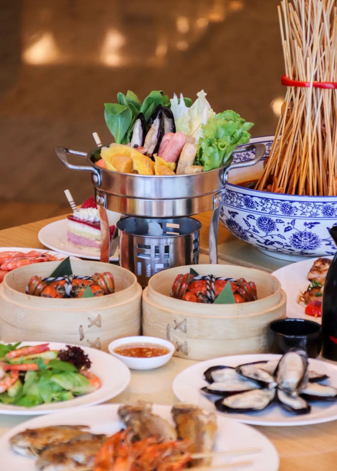 听说没解禁的你们在等上海大促，大波的酒店美食，这就来了