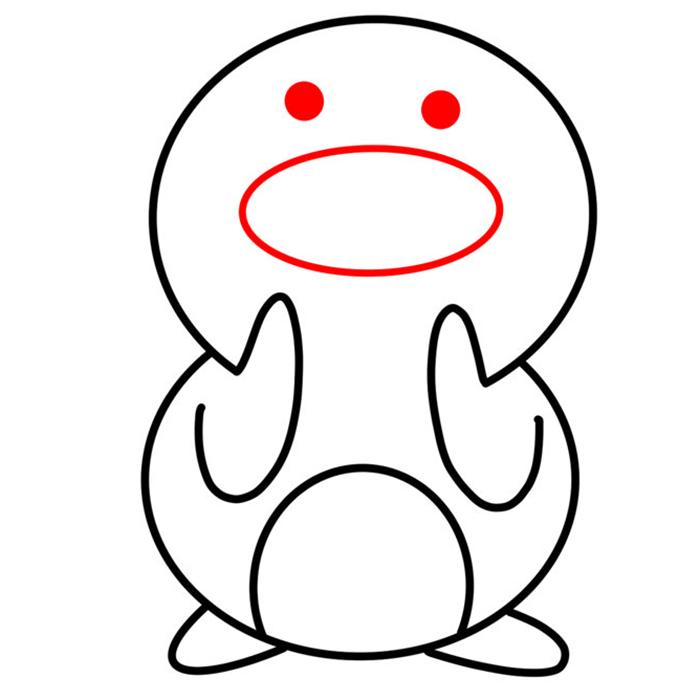 小黄鸭简笔画大全可爱卡通,画小黄鸭简笔画可爱