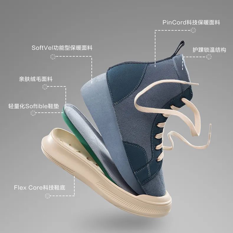 秋冬必备加绒高帮帆布鞋,秋冬鞋推荐学生党帆布鞋