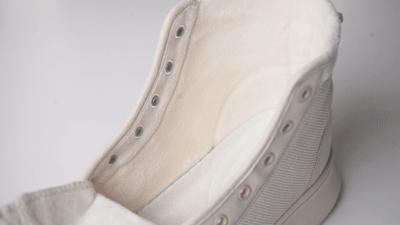 秋冬必备加绒高帮帆布鞋,秋冬鞋推荐学生党帆布鞋