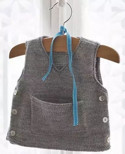 儿童背心6-12岁秋冬款长款,儿童v领背心的织法
