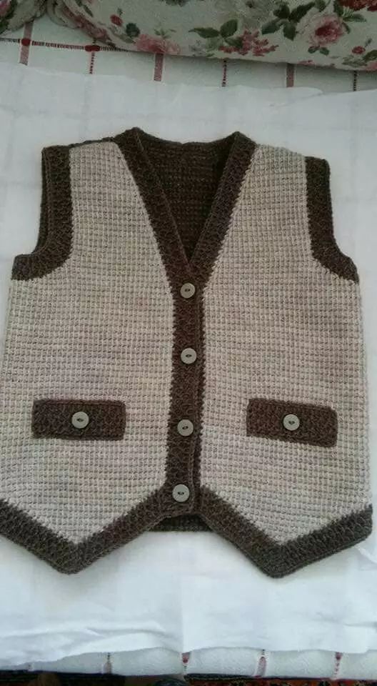 儿童背心6-12岁秋冬款长款,儿童v领背心的织法