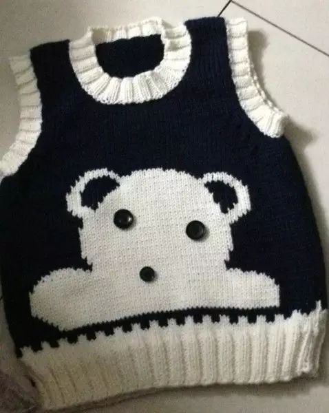 儿童背心6-12岁秋冬款长款,儿童v领背心的织法