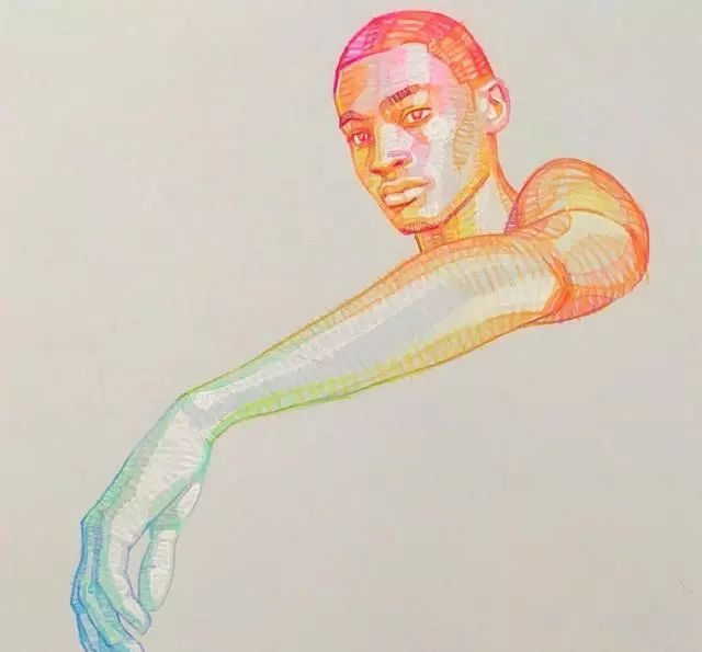 色彩斑斓彩铅画,色彩斑斓的彩铅画超级的美