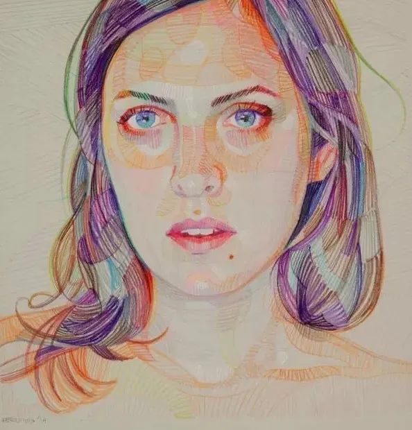 色彩斑斓彩铅画,色彩斑斓的彩铅画超级的美