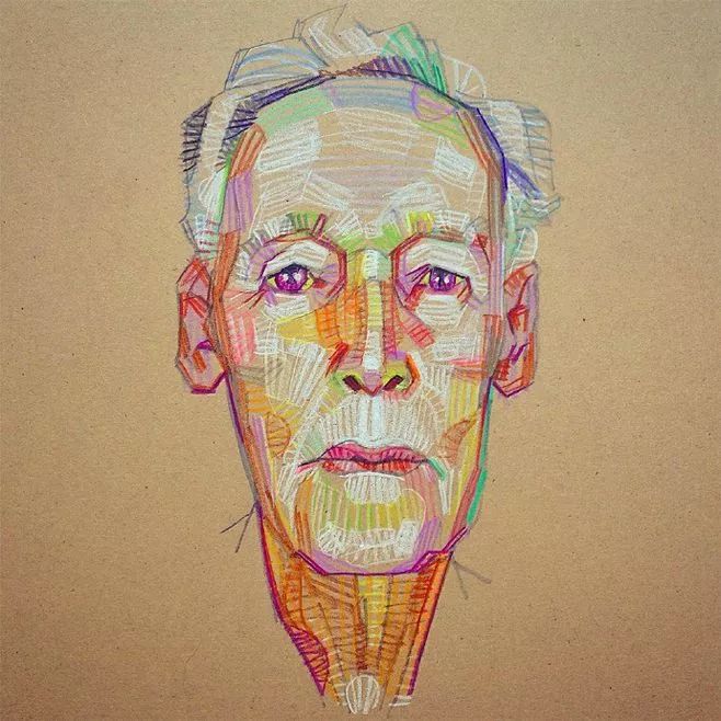 色彩斑斓彩铅画,色彩斑斓的彩铅画超级的美