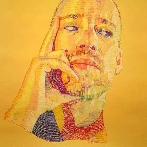 色彩斑斓彩铅画,色彩斑斓的彩铅画超级的美