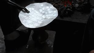 纯银嵌金荷花银壶纯手工泡茶银壶,纯银复古银壶