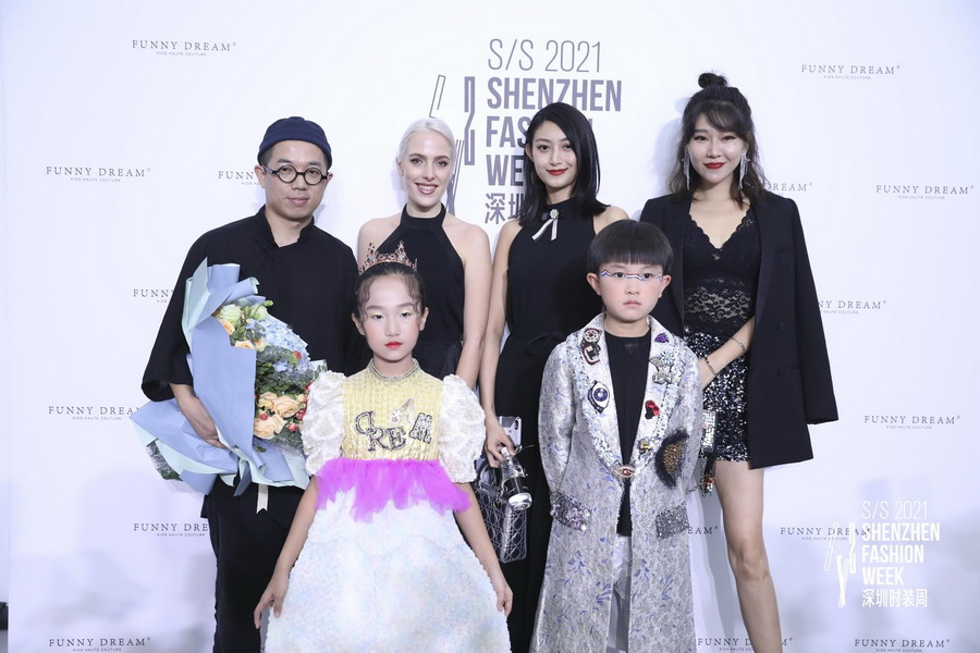 上海时装周潮服儿童走秀,时尚童装时装周走秀