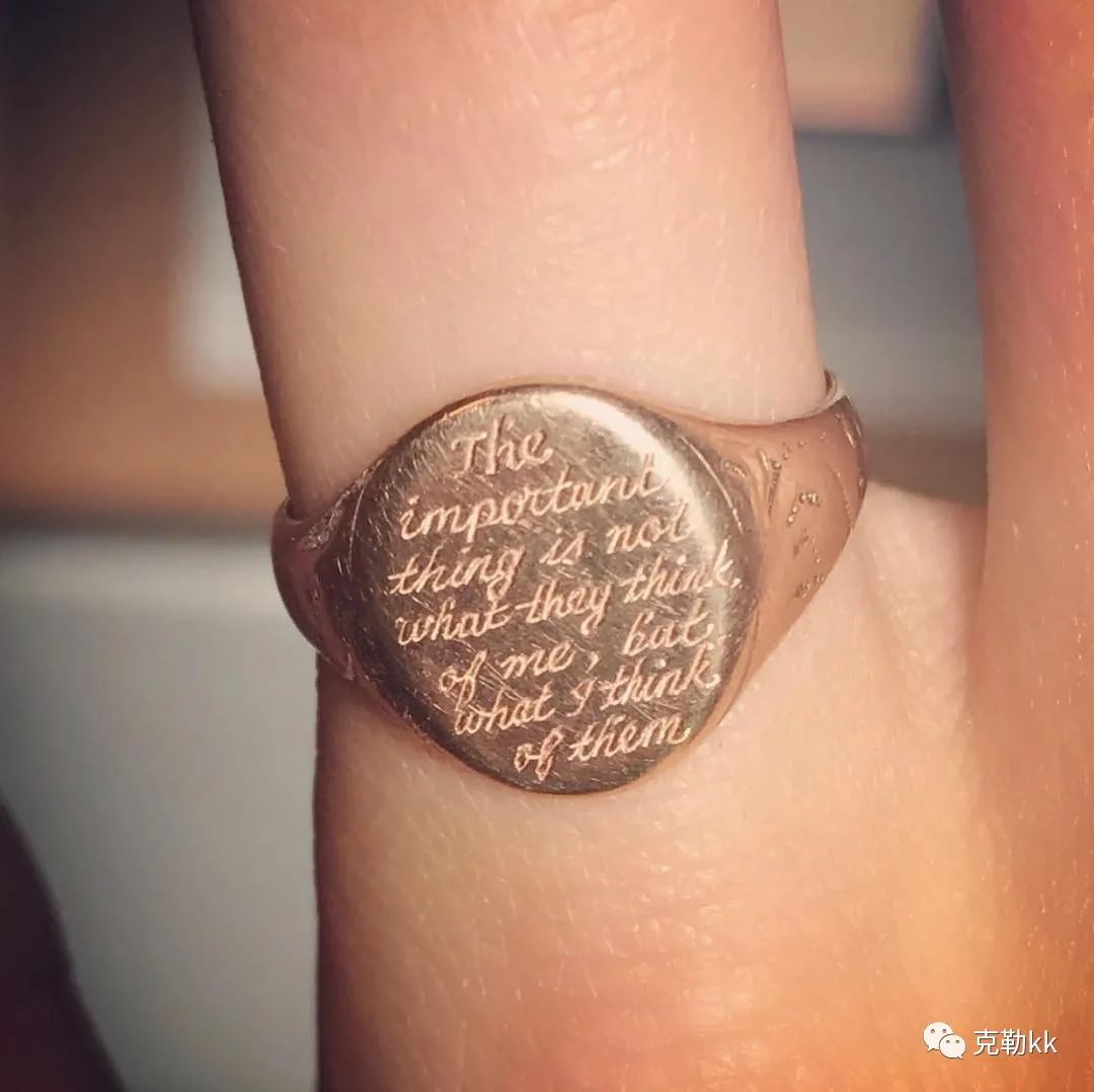 这个戒指，是你身体的一部分