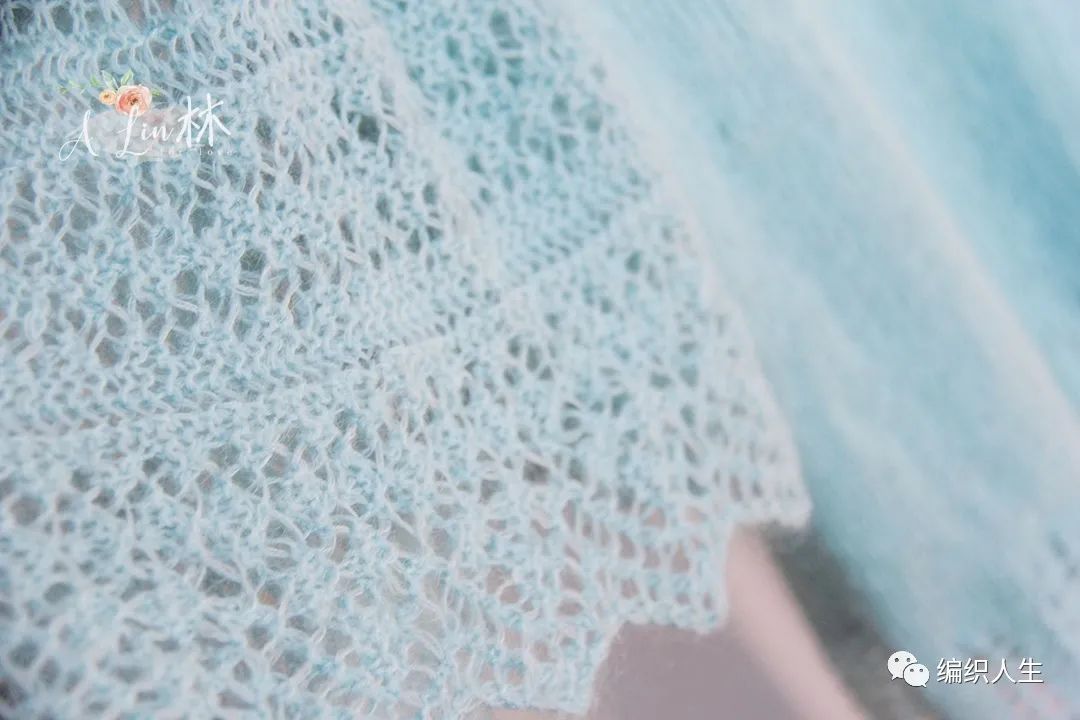 显瘦镂空马海毛毛衣开衫编织教程,马海毛落肩袖开衫编织教程