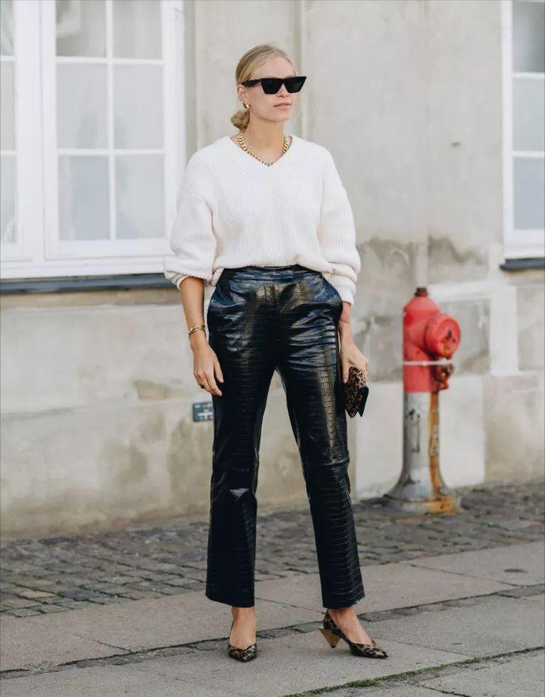 周末突袭|今年流行的V领大毛衣好香好香,看完不被种草算我输