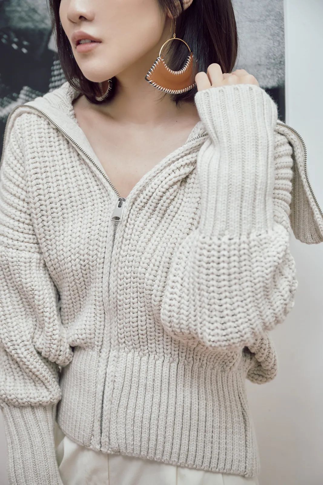 周末突袭|今年流行的V领大毛衣好香好香,看完不被种草算我输