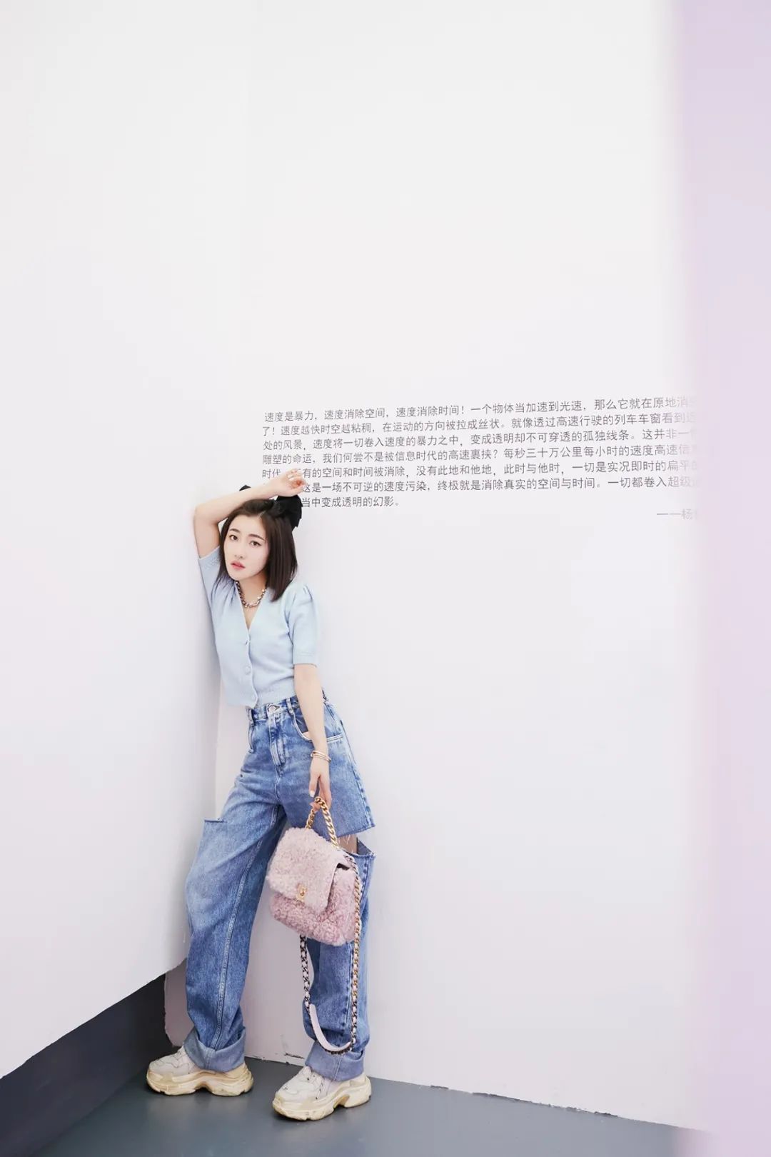 周末突袭|今年流行的V领大毛衣好香好香,看完不被种草算我输