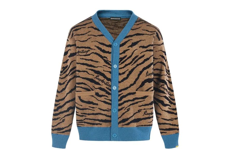 秋冬新款针织开衫女百搭撞色,秋冬必买的基础款针织开衫