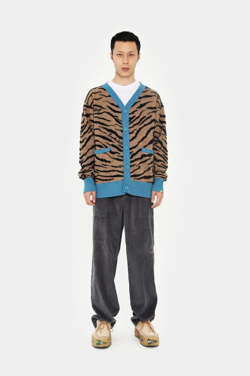 秋冬新款针织开衫女百搭撞色,秋冬必买的基础款针织开衫