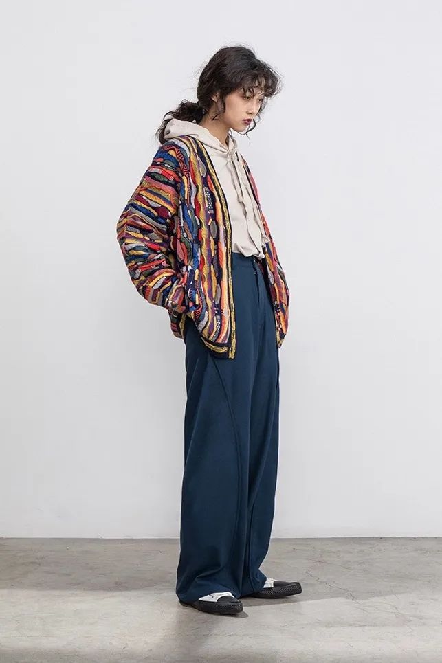 秋冬新款针织开衫女百搭撞色,秋冬必买的基础款针织开衫