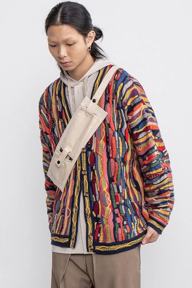 秋冬新款针织开衫女百搭撞色,秋冬必买的基础款针织开衫