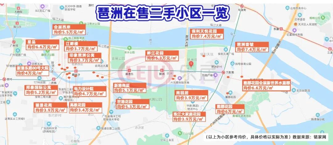 “香饽饽”琶洲：二手房有超10万+，也有3字头