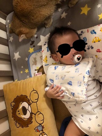 弟弟哭了哥哥哄睡觉暖心,弟弟半夜哭哥哥安慰