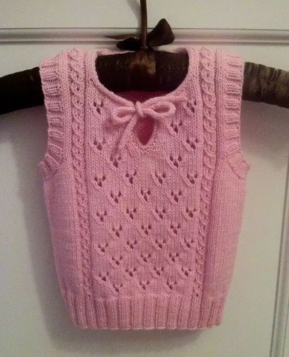 儿童背心6-12岁秋冬款长款,儿童v领背心的织法