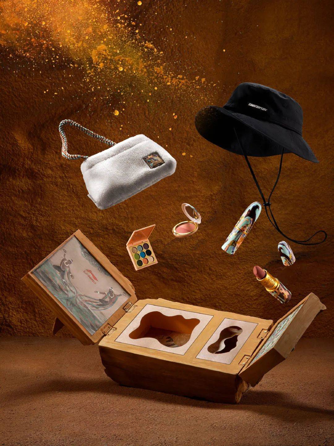 敦煌壁画彩妆,敦煌壁画与美妆联名