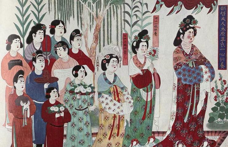 敦煌壁画彩妆,敦煌壁画与美妆联名