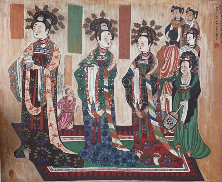 敦煌壁画彩妆,敦煌壁画与美妆联名