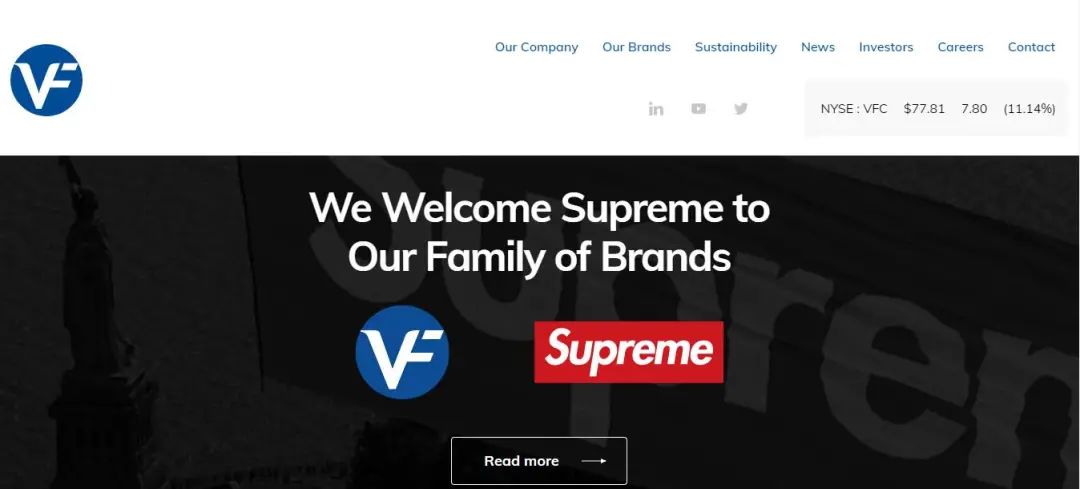 supreme被vf收购,supreme在潮牌里什么地位