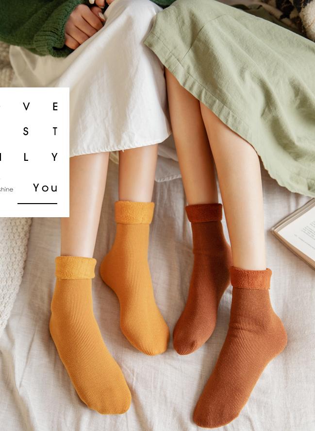 踩在脚下的暖宝宝？穿上1秒暖5℃的雪地袜，循环锁温，透气不臭脚