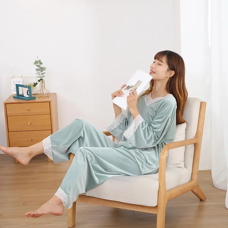 双面珊瑚绒睡衣女款,男双面珊瑚绒睡衣加厚