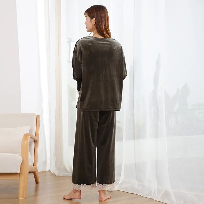 双面珊瑚绒睡衣女款,男双面珊瑚绒睡衣加厚