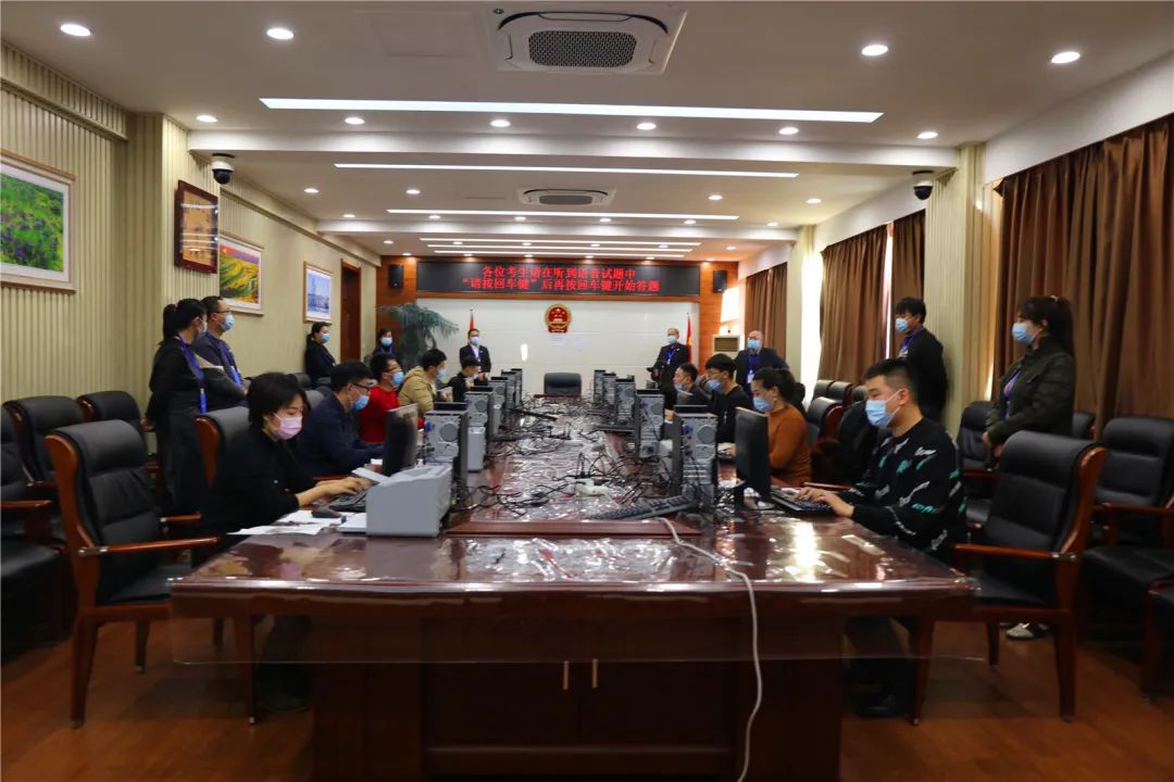 佳法资讯|佳木斯法院系统公开招聘聘用制书记员计算机打字测试工作顺利进行