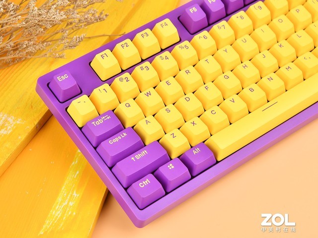 紫金之巅,达尔优a87机械键盘