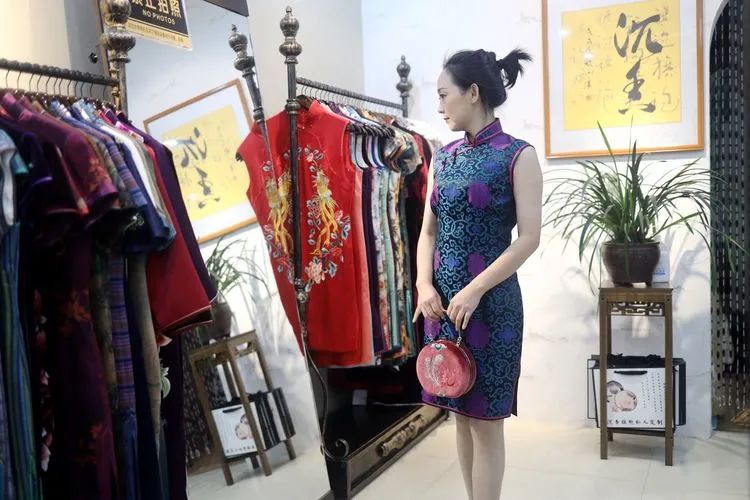 沉香原创旗袍,沉香旗袍馆私人订制