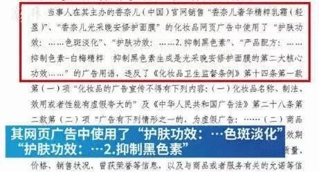 香奈儿广告特引争议,香奈儿因虚假广告被罚20万