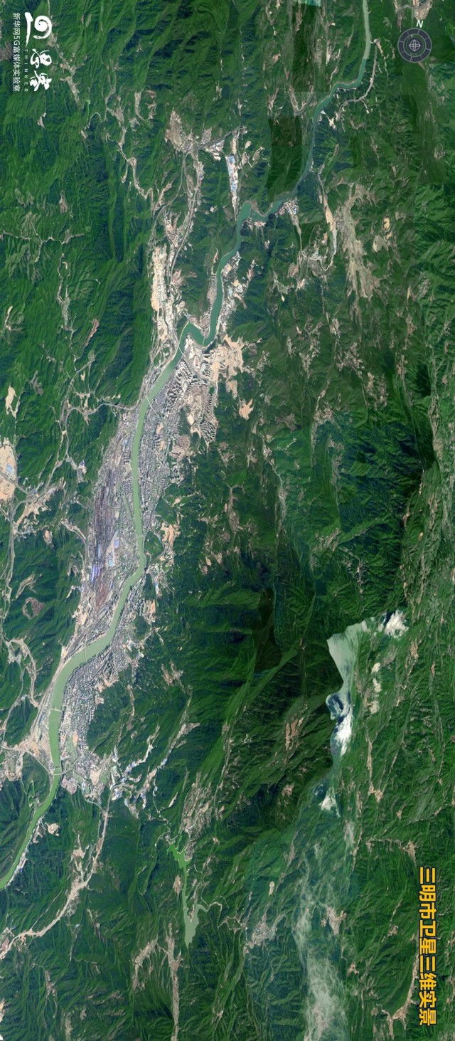 卫星告诉你为什么三明是宝藏城市,三明市卫星