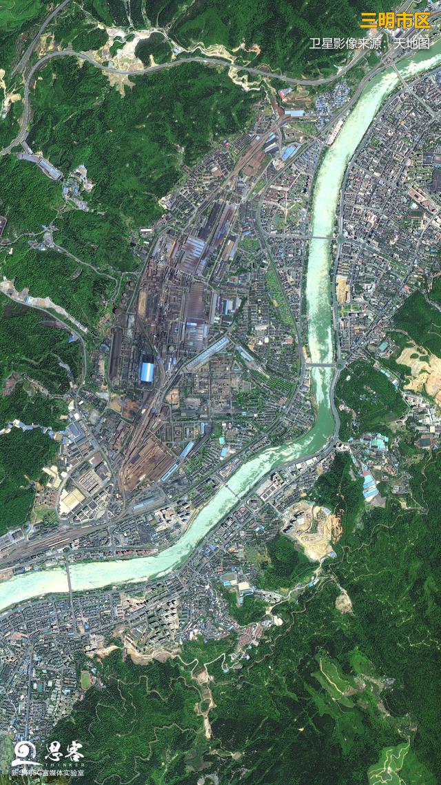 卫星告诉你为什么三明是宝藏城市,三明市卫星