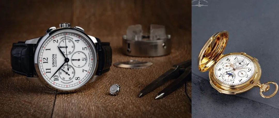 女生甭考虑了,纯纯的德国男士手表品牌,宇联表怀表风计时码表