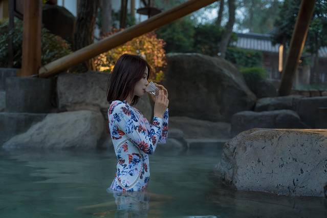 遇上60年最寒冷的冬天，泡进武义最温暖的温泉