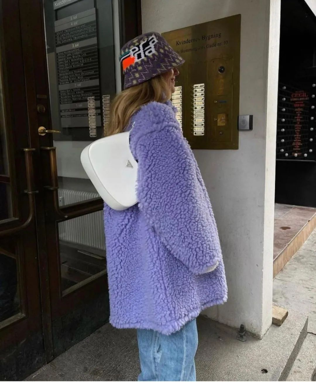 羊羔绒外套很丑的搭配,羊羔毛外套穿搭高级感