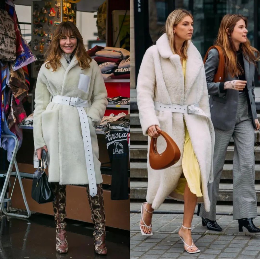 羊羔绒外套很丑的搭配,羊羔毛外套穿搭高级感